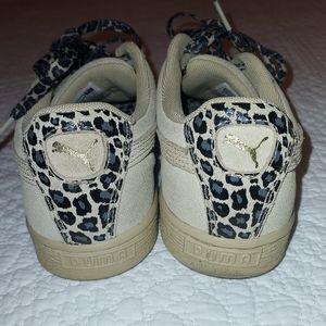 Puma Tan Suede Wild Leopard